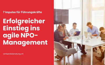 Erfolgreicher Einstieg ins agile NPO-Management: 7 Impulse für Führungskräfte